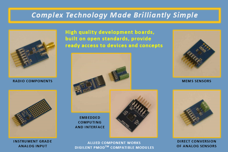 Allied Component Works open hardware PMODs